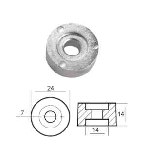 Honda Anodo dal DF25 al DF250 12155ZW5000
