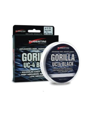 Tubertini Gorilla UC-4 Black 150mt - 0,16 mm (kg 2,52)