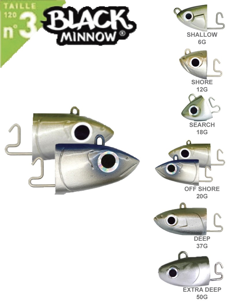 Black Minnow Testine Piombate N° 3 - immagine 4