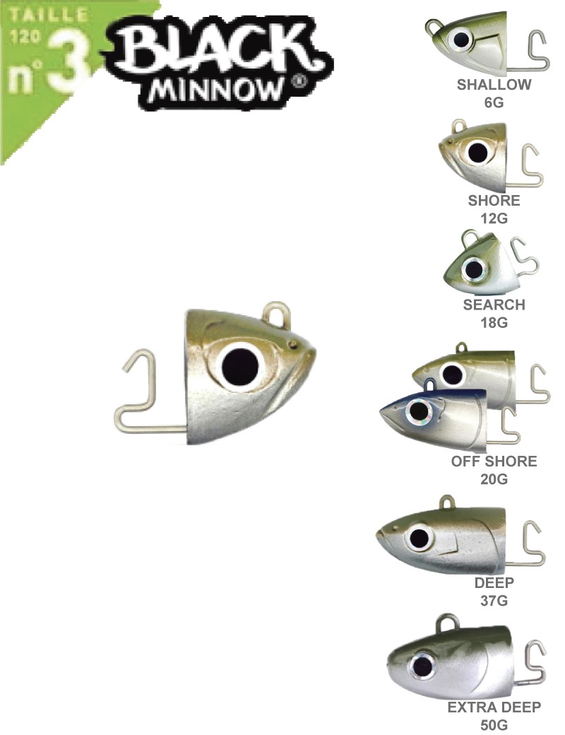 Black Minnow Testine Piombate N° 3 - immagine 2