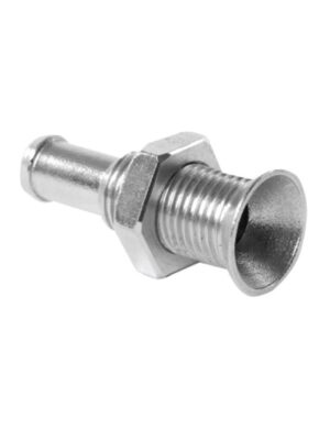 Mini Scarico Inox Svasato 1/4" x Ø18mm