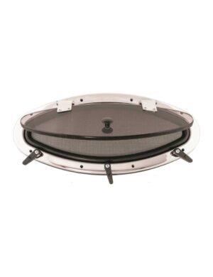 Oblò Ovale Apribile Inox 460x205mm