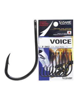 SASAME Voice F-302 Black Nickel - 4/0 (pezzi 8)