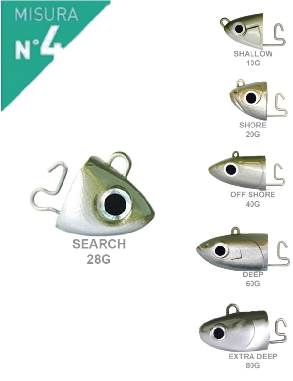 Black Minnow Testine Piombate N° 4