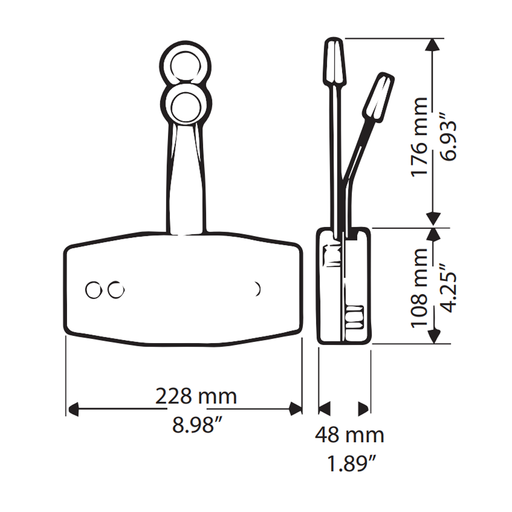 Ultraflex B47 Comando Bileva - immagine 2