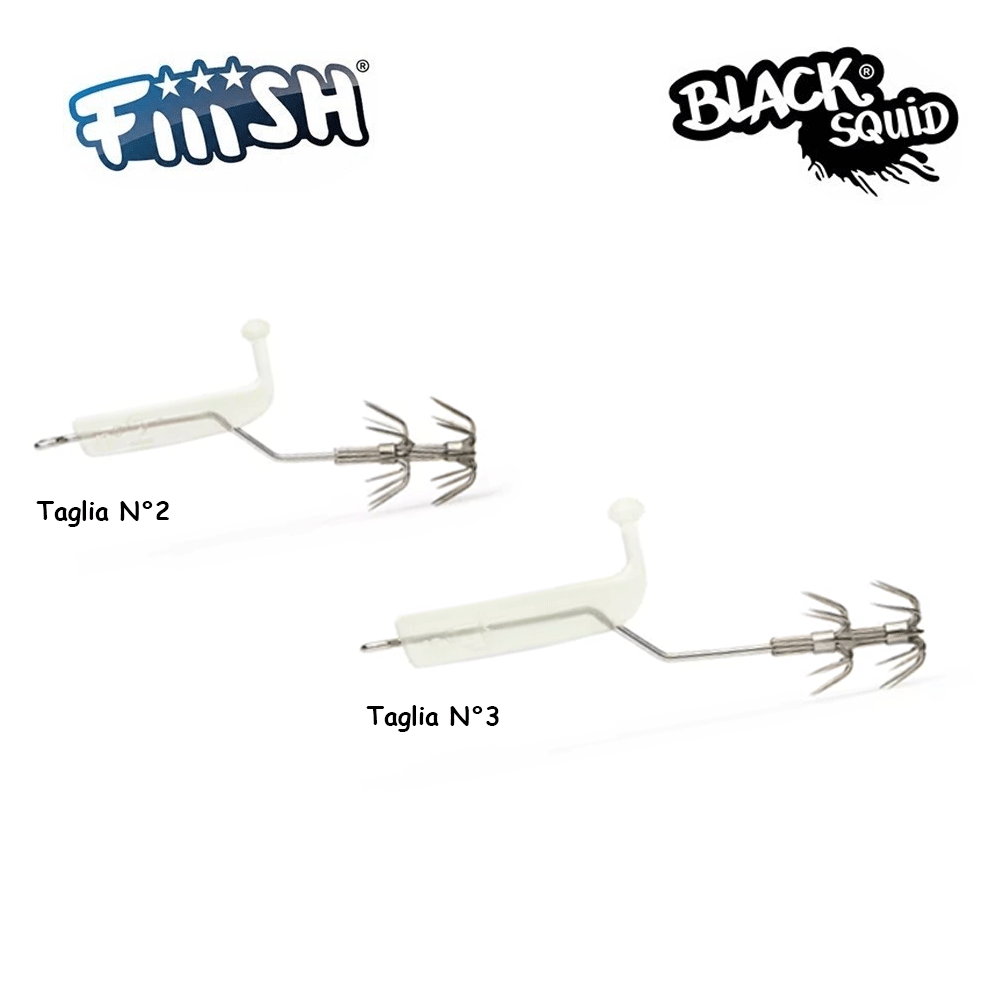 FiiiSH Black Squid Hook Cestelli di Ricambio