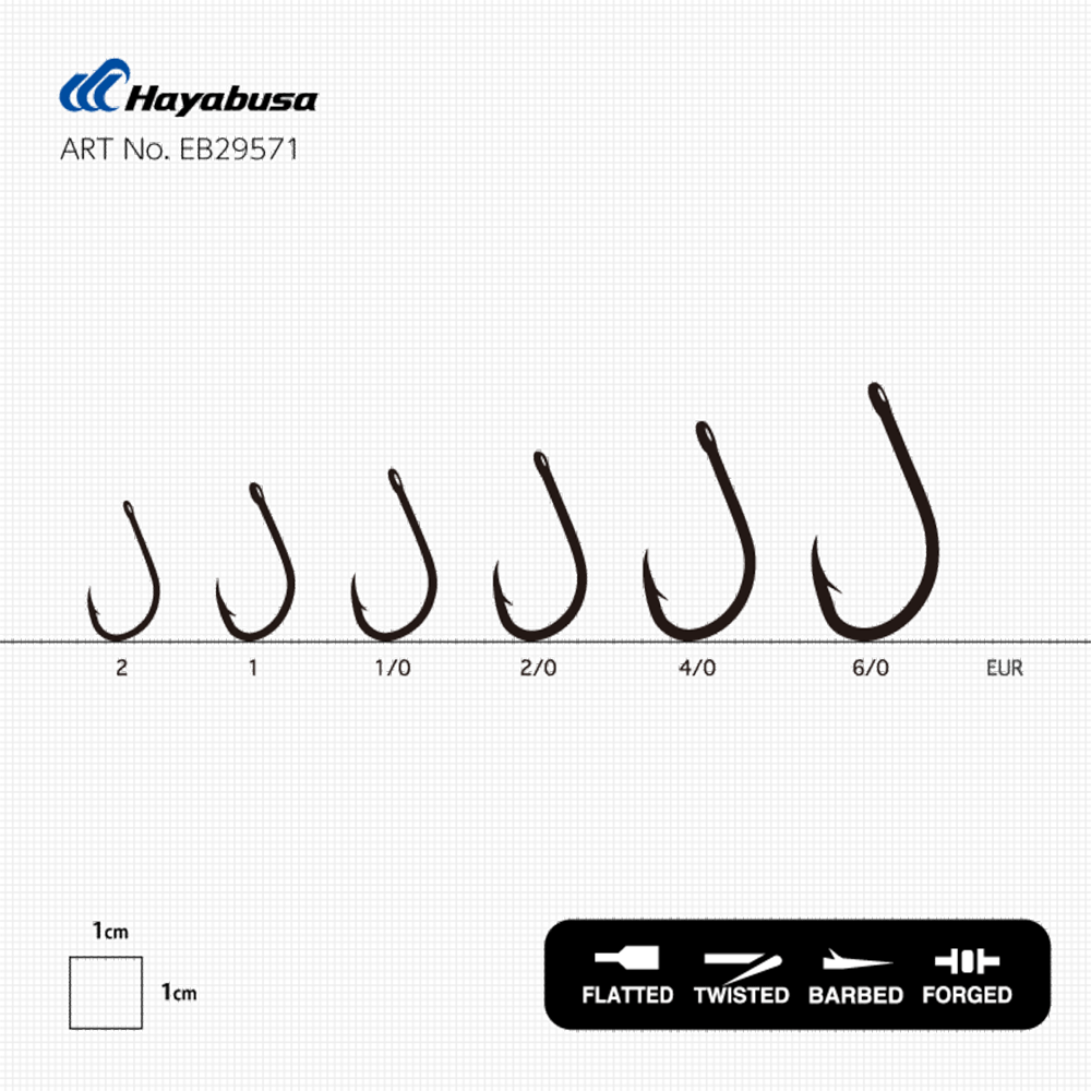 Hayabusa EB29571 Octopus Short Hook H.BST563 BN - immagine 2
