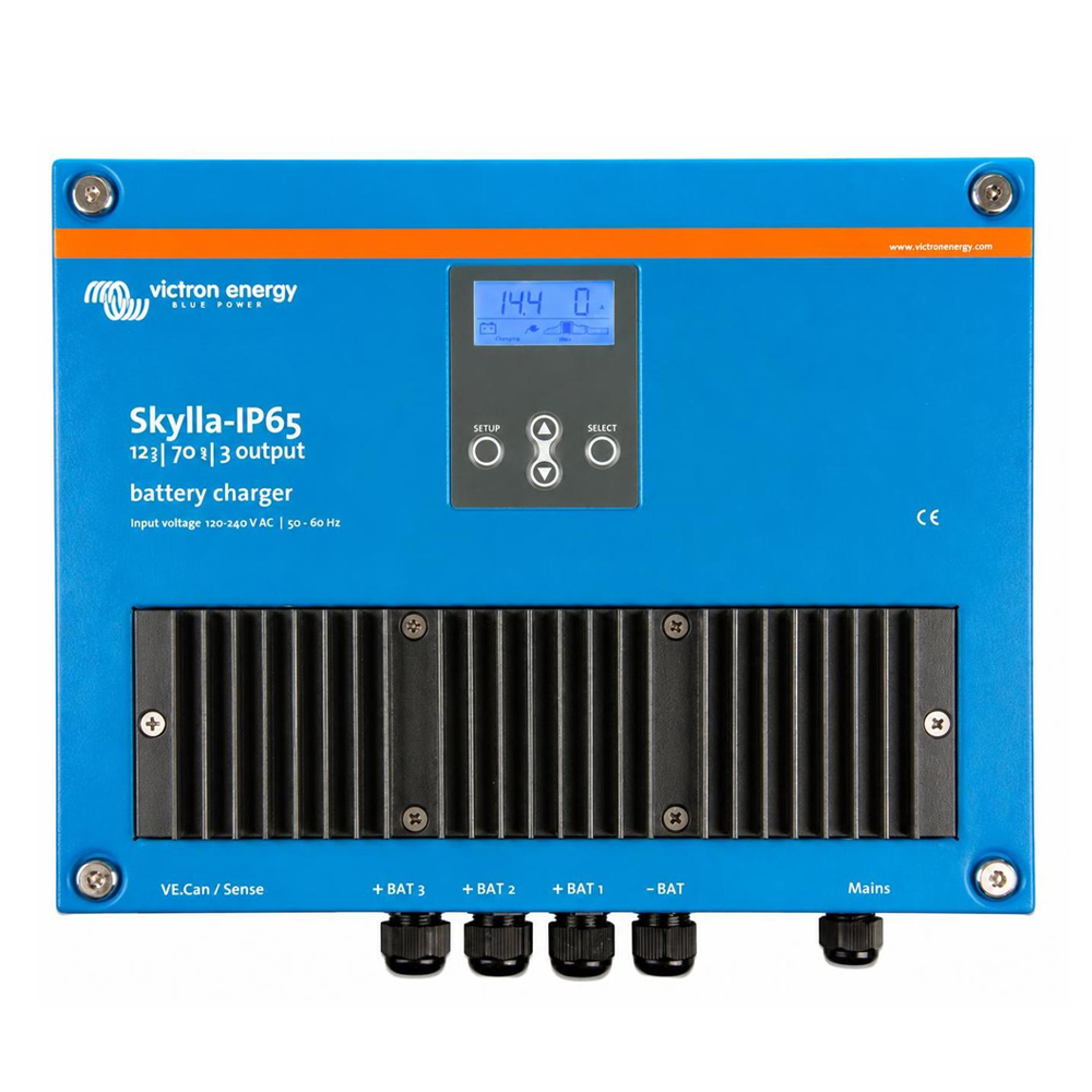 Victron 12v 70A 3 uscite Skylla-IP65 120-230v Caricabatterie - immagine 2