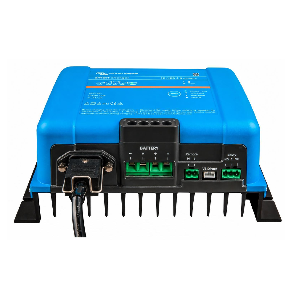 Victron 12v 30A 3 uscite IP43 Phoenix Smart Caricabatterie - immagine 3